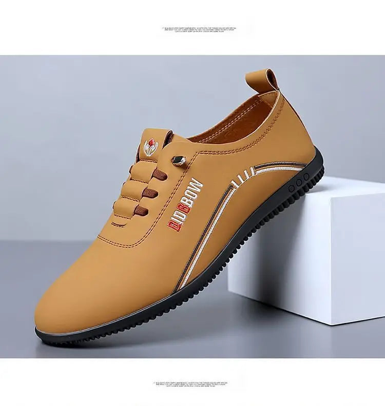 Chaussures en cuir pour hommes mode semelle souple hommes mocassins confortables chaussures de marche légères chaussures plates pour homme mocassins Zapatillas Hombre