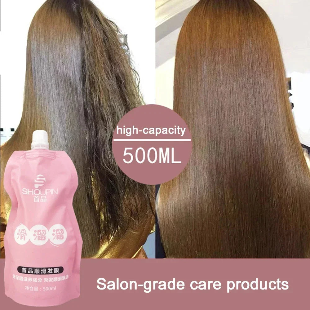 30/500ml masque capillaire à la kératine 5 secondes réparer les dommages masque capillaire crépus dommages masque capillaire traitement cuir chevelu cheveux brillant soins des cheveux