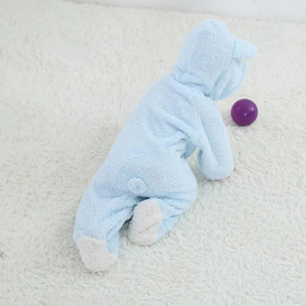 Nouveau-né bébé barboteuses hiver chaud polaire Bebe garçons fille Costume infantile filles vêtements Animal ensemble bébé combinaisons tenue de noël