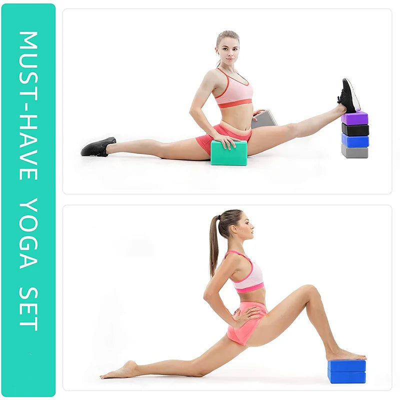 Blocs de Yoga, brique en mousse pour gymnastique, Pilates, exercice d'entraînement, Fitness, traversin, coussin d'étirement, façonnage du corps, Cubes de construction