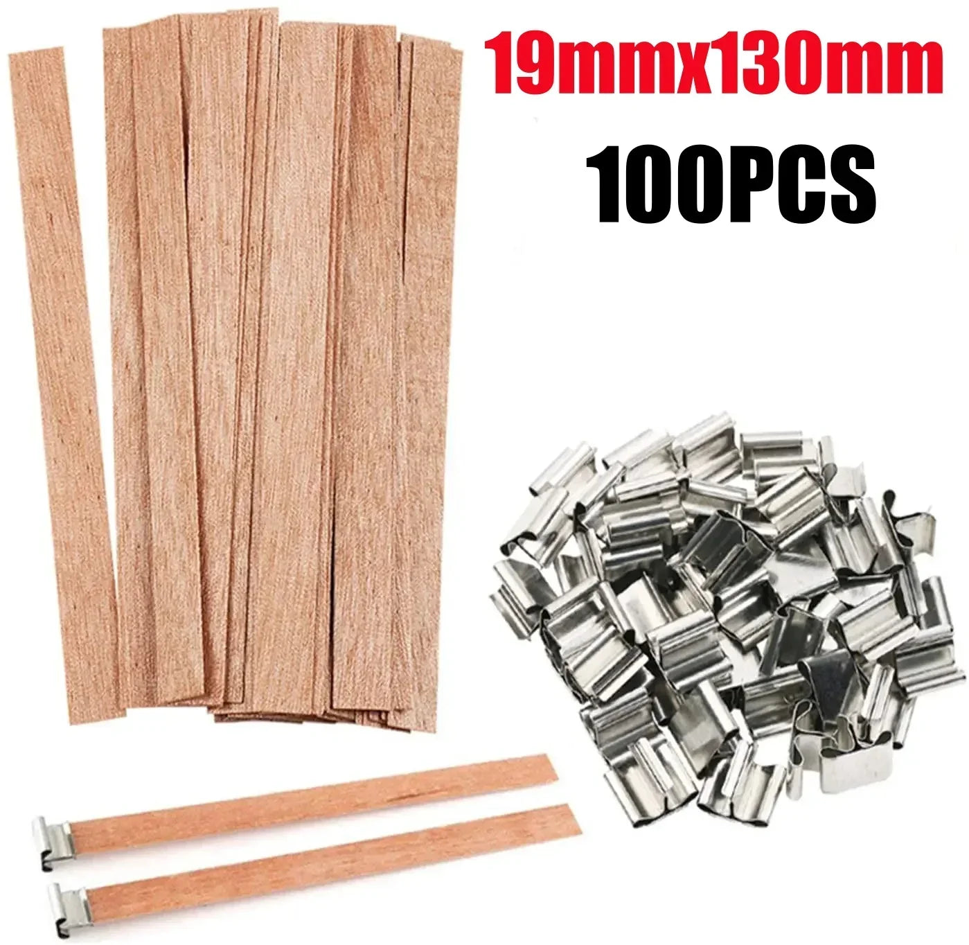 Bougie en cire de soja faite à la main, mèche en bois, bricolage, bougie d'aromathérapie, mèche à Induction unique, bougie en cire de paraffine, Guide d'artisanat