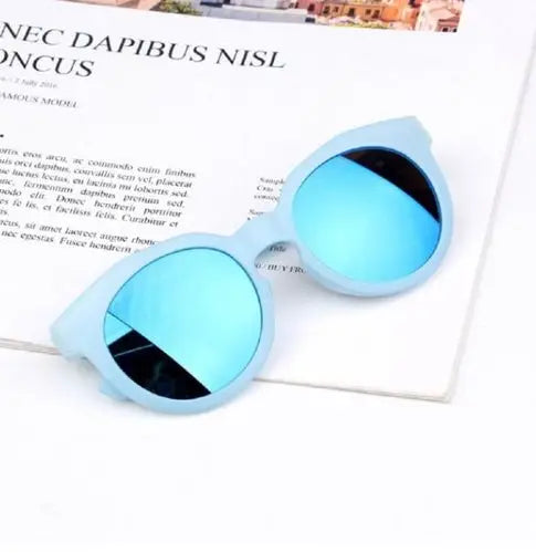 Lunettes de soleil rondes colorées pour enfants, classiques, rétro, mignonnes, UV400, pour garçons et filles, offre spéciale