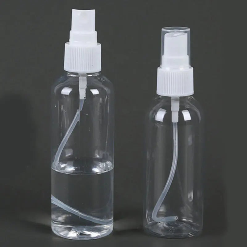 Flcopropriété pulvérisateur en plastique africain transparent, vaporisateur, liquide HI, accessoires de voyage, quotidien, 20 ml, 30 ml, 50 ml, 100ml