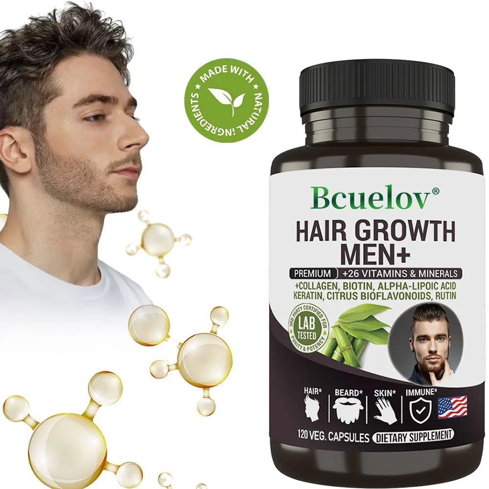 Supplément multivitaminique pour hommes – Supports multivitamines pour hommes avec vitamines A, C, D, E & B12, zinc, calcium, magnésium et plus encore