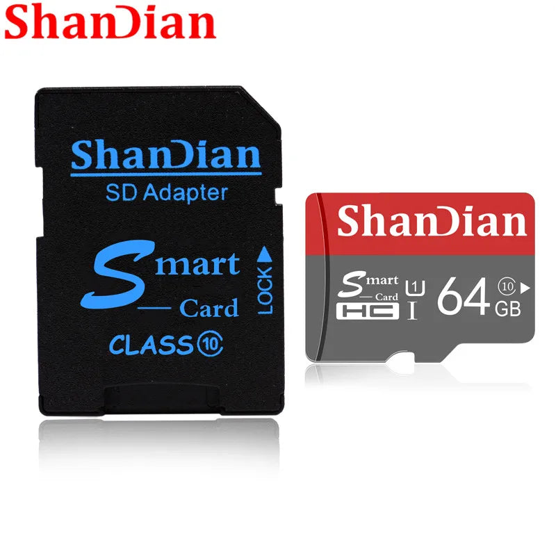 Carte SD intelligente originale 64 go classe 10 carte mémoire Smart SD 16 go 32 go carte TF intelligente pour Smartphone tablette PC
