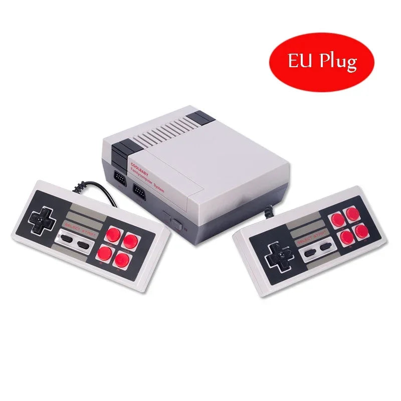 Retro game console, Mini classic video game system, 620 built-in AV games, 8-bit NES FC TV console, gift for adults and children
