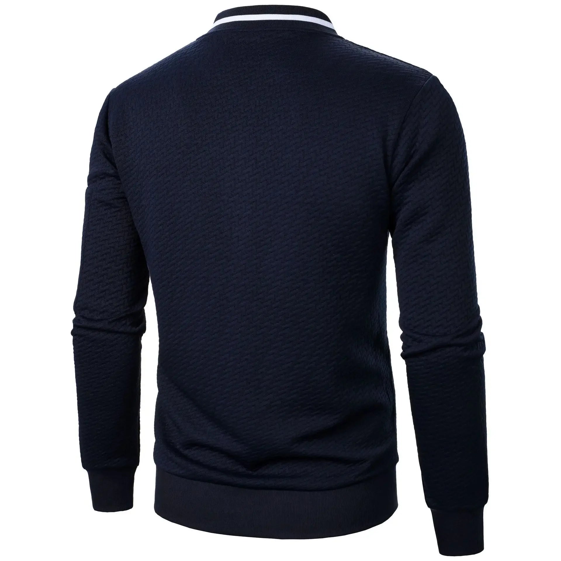 Veste de Baseball pour hommes, Streetwear, nouvelle mode d'automne, vestes décontractées de couleur unie pour hommes, manteau en tissu Jacquard pour hommes