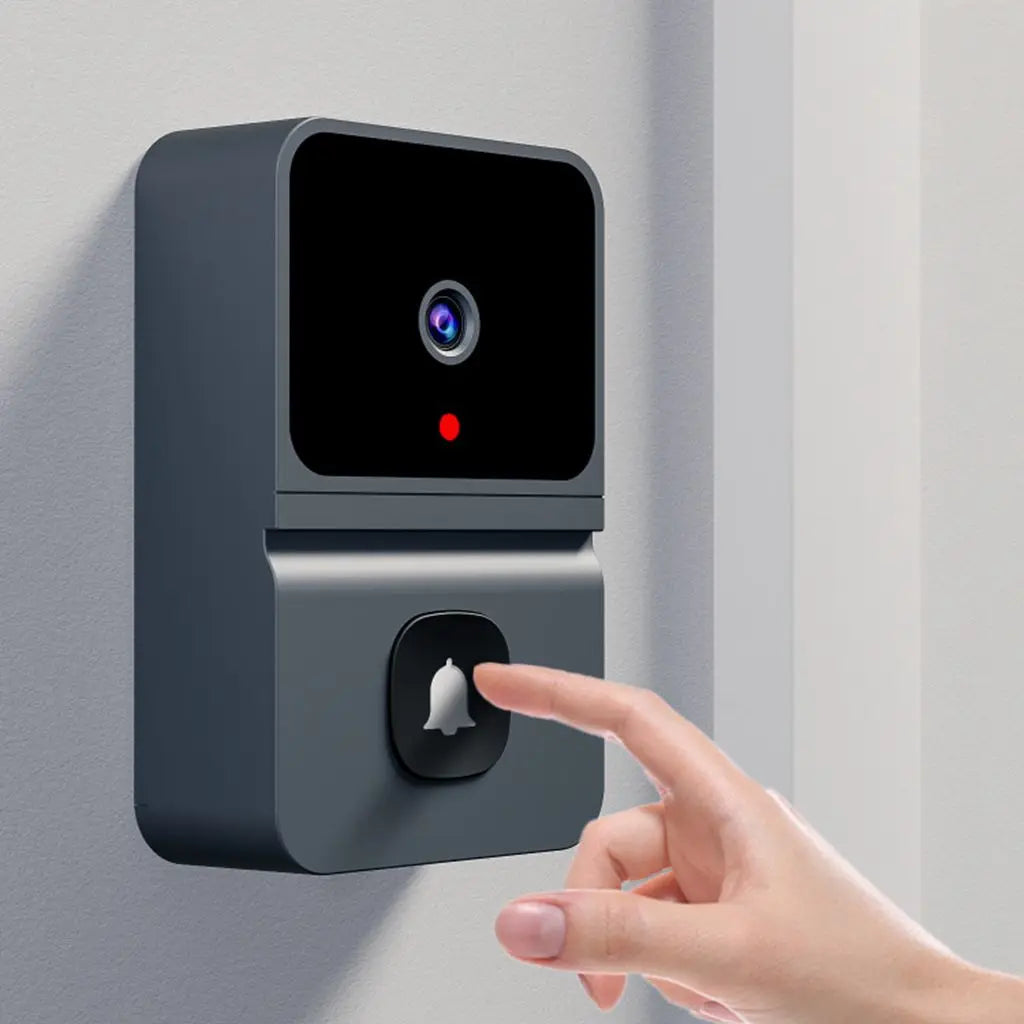 Wireless Wi-Fi Doorbell with Outdoor HD Camera, Night Vision Video Intercom, Voice Changer, Home Monitor, Security Doorbell