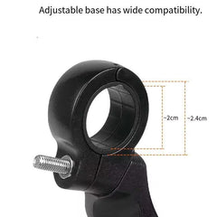 Rétroviseur de vélo VTT HD réflexion miroir batterie vélo réglable miroir accessoires d'équitation en plein air
