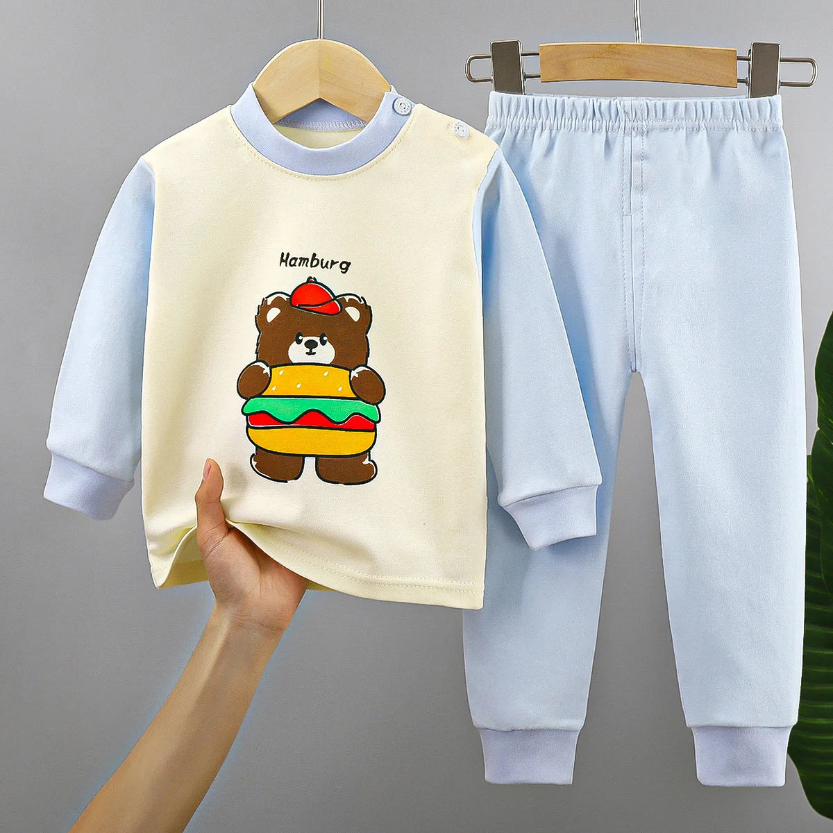 Vêtements pour enfants ensembles pour enfants vêtements pour enfants garçons filles coton automne hiver vêtements pantalons vêtements de nuit sous-vêtements
