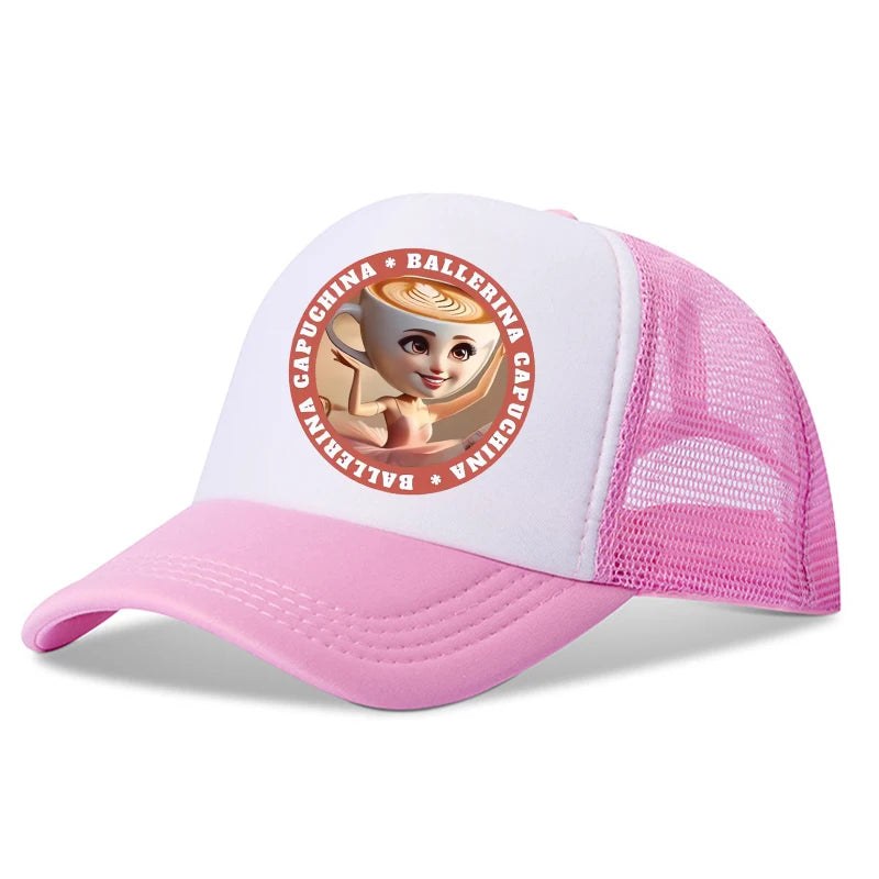 Casquette de Baseball pour enfants, Brainrot italien, chapeau de soleil d'été en plein air, chapeau imprimé de dessin animé, casquette à visière réglable, cadeaux pour enfants, nouvelle collection