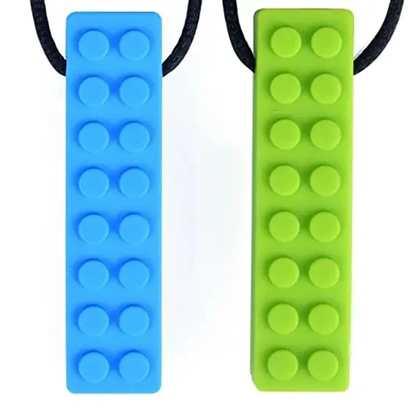Anneau de dentition en Silicone pour bébé, 5 pièces, jouets sensoriels à croquer, collier sans BPA, qualité alimentaire, outils de moteur buccal