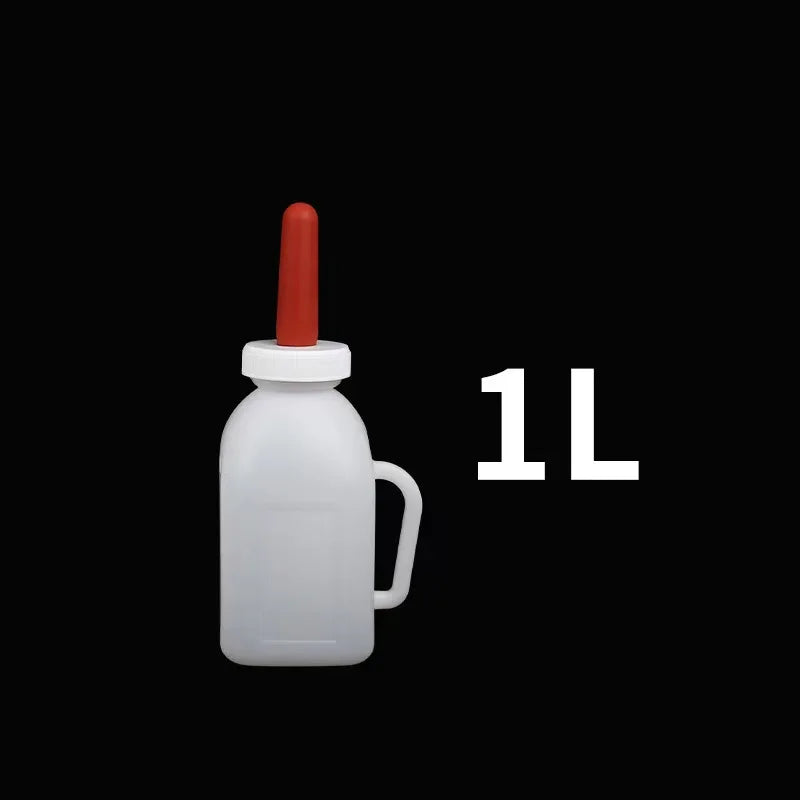 Bouteille d'alimentation pour lait de veau avec tétine, porte-bouteille pour lait de mouton, alimentation de traite, buveur de remplacement, outils d'alimentation pour le bétail