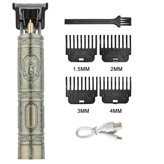 Tondeuse à cheveux électrique T9 pour hommes, tondeuse à barbe, tondeuse à cheveux Linge, machine de découpe de cheveux, barbier professionnel, rasoir