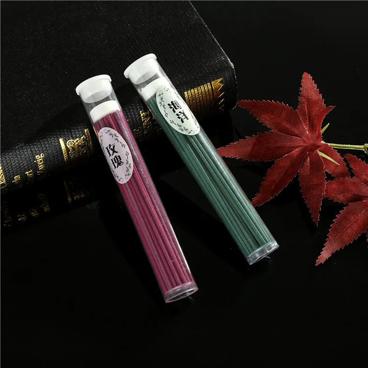 Bâton d'encens naturel fait à la main, bâtons d'aromathérapie, 50 bâtons par boîte, bois de santal, lavande, méditation, encens de chambre à coucher