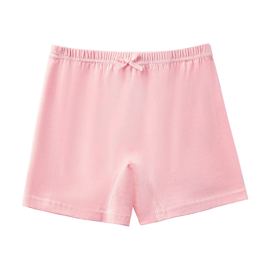 Culottes pour enfants filles, 4 pièces, pantalons de sécurité respirants en coton doux, sous-vêtements de couleur unie, Leggings quatre saisons à la mode pour 2 à 13 ans