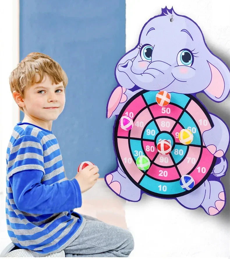 Jeux éducatifs jeu de fléchettes enfants jouet Stickey balle fléchette Sports d'intérieur enfant jeux Montessori pour enfants cadeaux bébé jouets