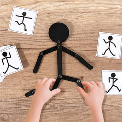 Jouets Montessori en bois pour enfants, puzzle éducatif d'apprentissage précoce, pose sportive, améliore les compétences pratiques, planche occupée, cadeaux