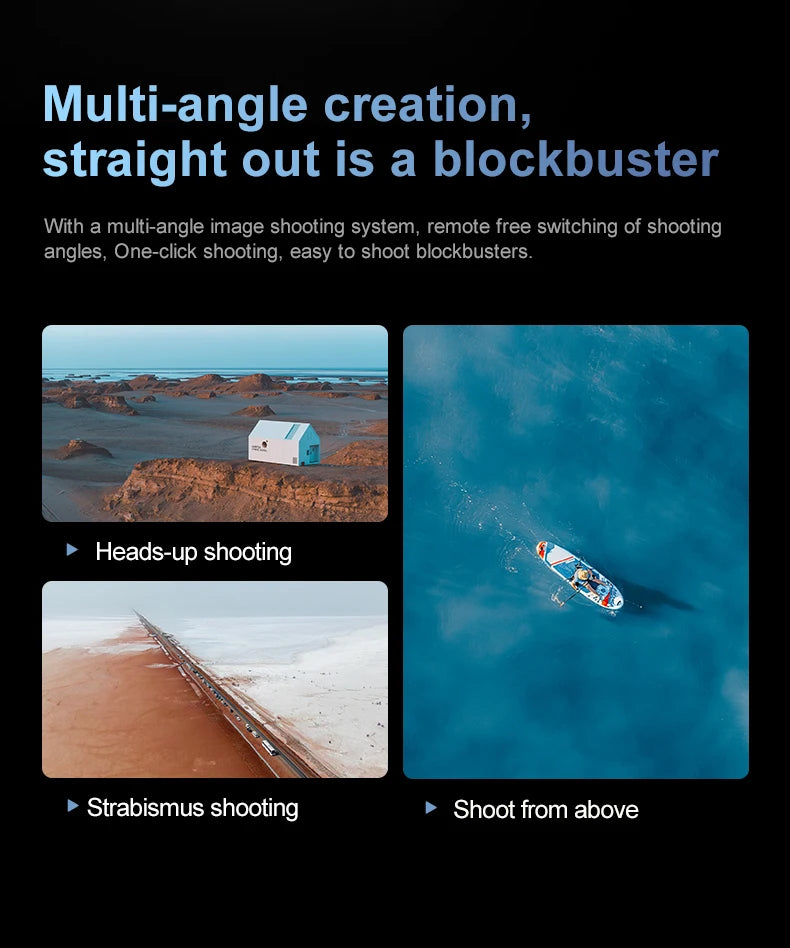 Nouveau Drone D13 4K professionnel trois caméras HD avec grand écran 5G WIFI FPV Dron flux optique sans brosse vol stationnaire pliable quadrirotor