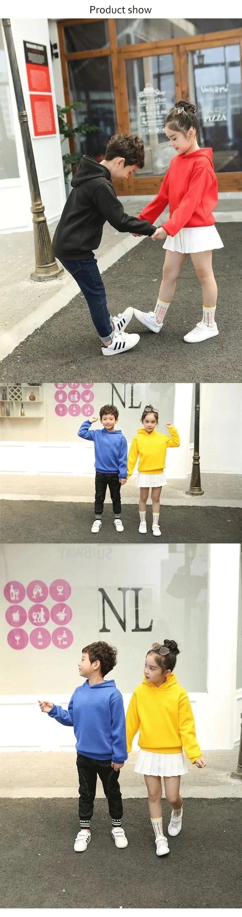 Sporty zip-up hoodies, fashionable casual jackets and warm tops for autumn and winter, suitable for boys and girls aged 3 to 12 years