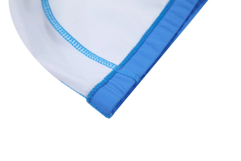 Bonnet de bain imperméable en tissu PU pour enfants, mignon, Animal de dessin animé, dauphin, protège les oreilles, cheveux longs, pour garçons et filles