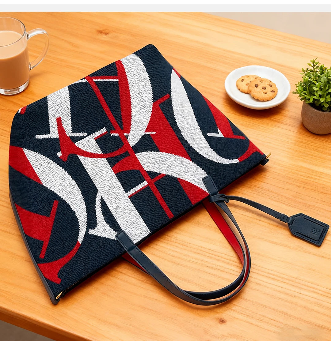 CH sac à main femme Design rétro grande capacité sac à provisions à la mode multifonctionnel vacances essentiel sac seau femme