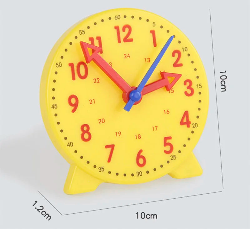Horloge Montessori pour enfants, jouets éducatifs, heure, Minute, seconde Cognition, Puzzle assorti, outils pédagogiques précoces pour enfants d'âge préscolaire