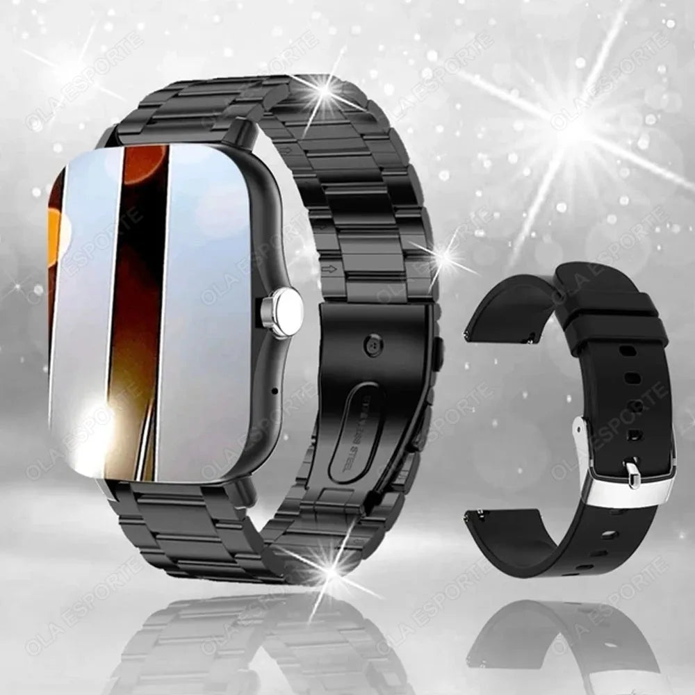 2025 nouvelle montre intelligente hommes femmes cadeaux 1.83 ''écran tactile complet Sport Fitness Tracker Smartwatch hommes BT appels numérique smarthwhatch
