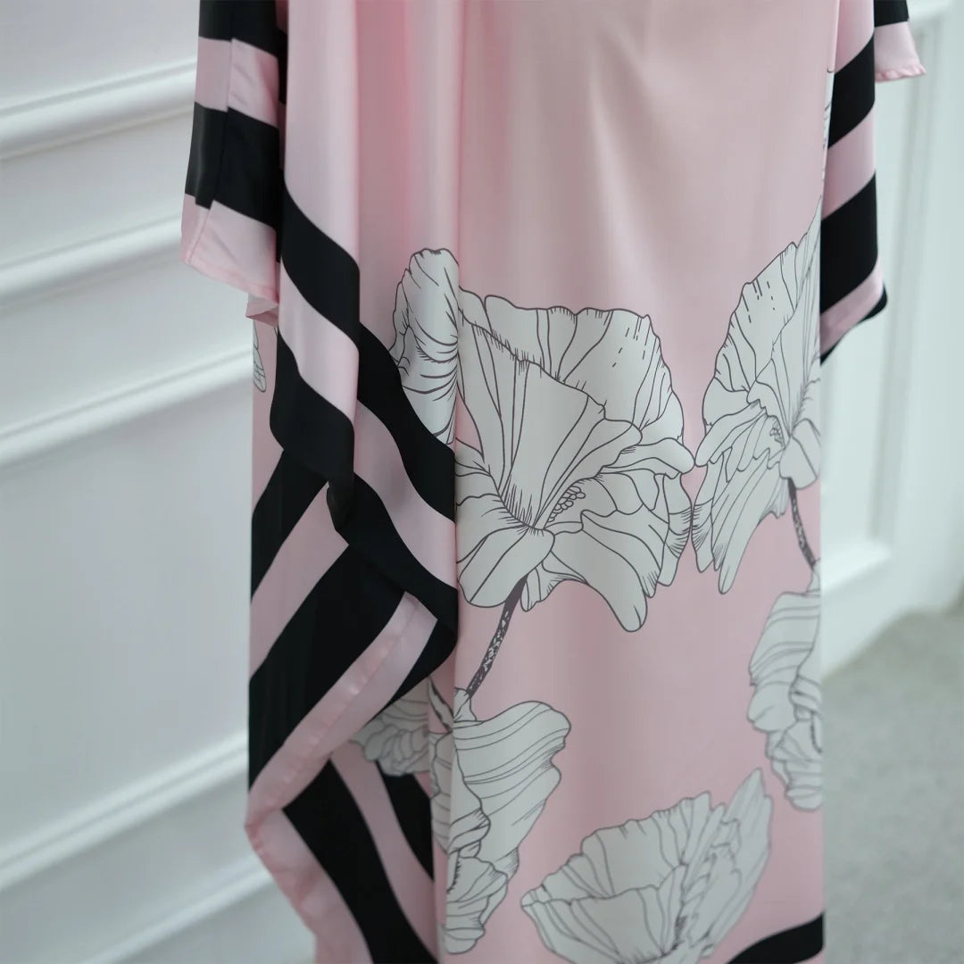 Ramadan Kebaya Muslim Abaya Damen Dubai Luxury Caftan African Dresses for Women Turkey Islam Moroccan Caftan Muslim Women's Dress
