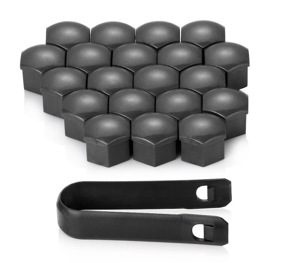 Couvercles universels d'écrou de roue de voiture en plastique, capuchons de 2,2 pour Audi A3, A4, B8, B9, A5, Q3, Q5, Q7, Horizon, A7, accessoires automobiles, 17mm, 20 pièces
