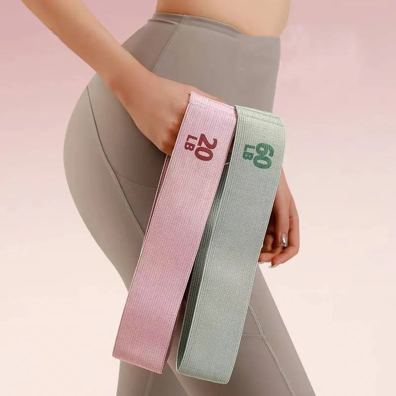 2025 bandes élastiques en tissu bandes de résistance de forme physique Yoga Pilates bandes d'extension de cercle de hanche entraînement de gymnastique équipement d'entraînement à domicile