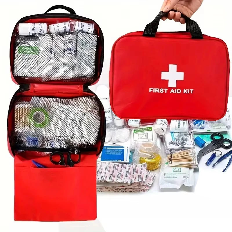 Trousse de premiers secours, fournitures médicales d'urgence polyvalentes, sac médical portable, pour la randonnée en plein air, le camping et plus de sauvetage