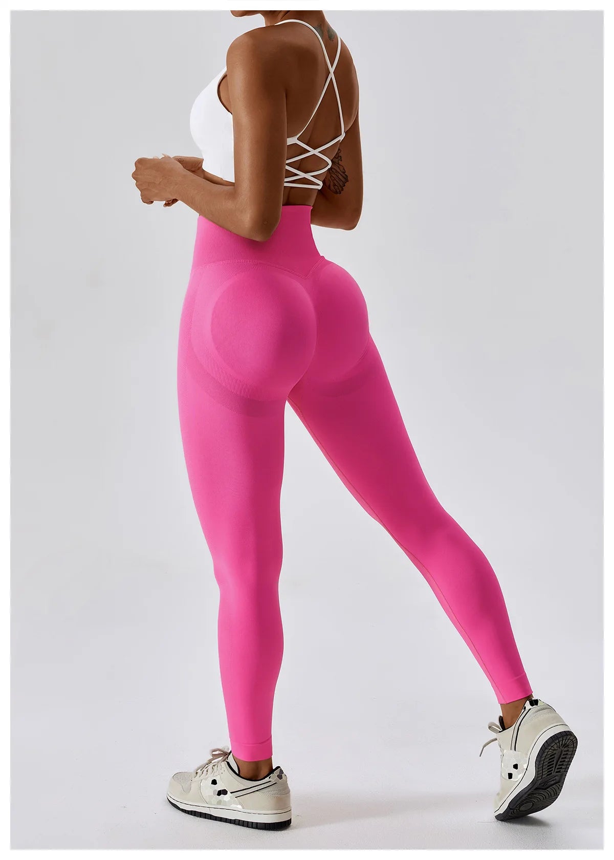 Leggings de Yoga femmes Fitness course taille haute pantalon mince Push Up Sport Scrunch fesses Legging gymnastique athlétique Jogging entraînement femme