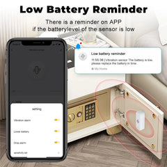 Capteur de vibrations intelligent ZigBee, moniteur, contrôle par application, Protection de sécurité, capteur Zigbee, alarme de mouvement et de choc, Support Z2M