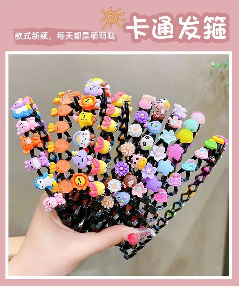 Accessoires de cheveux pour filles cravates bandeaux bande Bandeaux Scrunchie Bandana mode Haarband coréen diadème Cheveux Fille enfants mignon