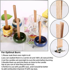 Bougie en cire de soja faite à la main, mèche en bois, bricolage, bougie d'aromathérapie, mèche à Induction unique, bougie en cire de paraffine, Guide d'artisanat