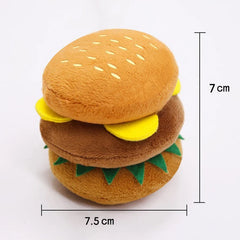 Ensemble de 7 jouets sonores pour chiots, en peluche, à mâcher, collations aux fruits et légumes, adaptés aux jeux mignons