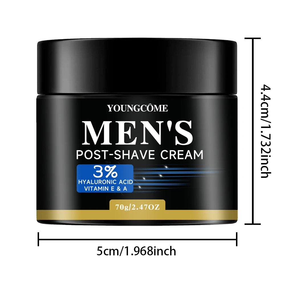 YOUNGCÃME Après-rasage pour hommes Baume, calme et apaise la peau endommagée, les rougeurs, les brûlures de rasoir et autres irritations de rasage 1,41/2. Fl Oz