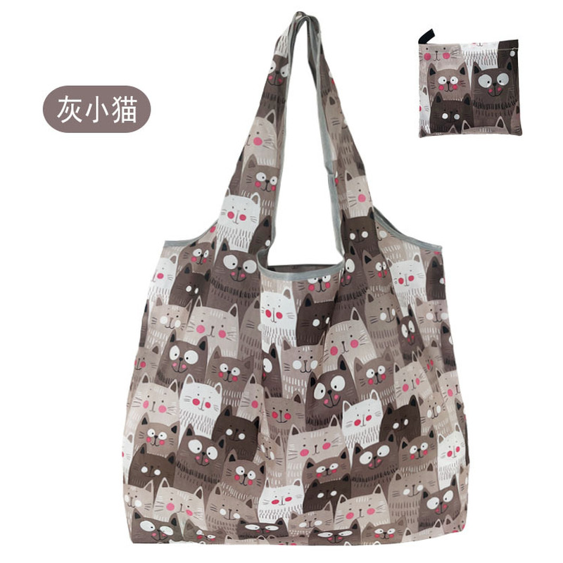 Grand Sac de Courses Réutilisable pour Femme, Fourre-Tout Pliant, Écologique, Réutilisable, Mallette d'Épicerie, Sacs à Main de Rangement