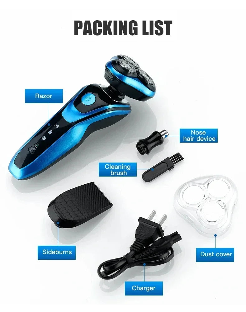 Xiaomi 5320s rasoir électrique 4D pour hommes tondeuse à cheveux électrique USB Rechargeable tondeuse à cheveux professionnelle coupe-cheveux humide sec