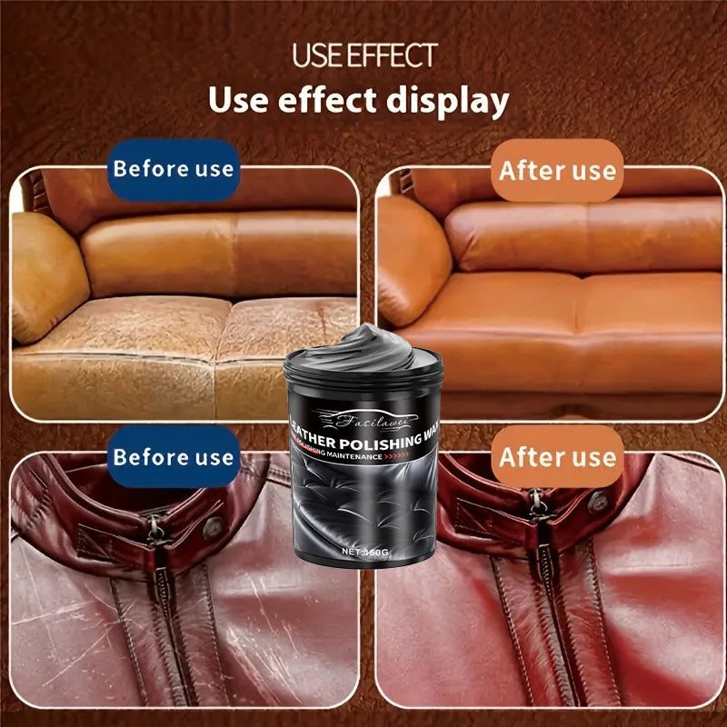 Crème revitalisante et réparatrice pour cuir – 150 ml, conditionnement et protection en profondeur pour sièges auto, canapés, vestes, chaussures, sacs et