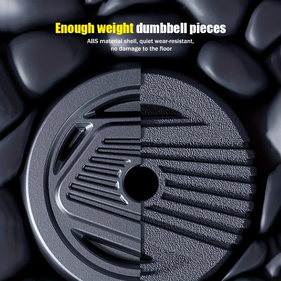 Ensemble d'haltères à poids réglable 4 en 1 22 lb – Équipement de gymnastique domestique multifonction pour hommes et femmes – Haltère convertible, Kettlebell