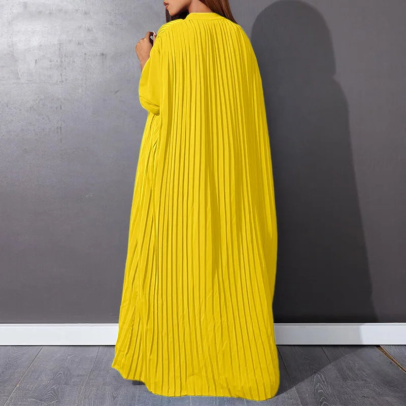 Femmes Eid robes musulmanes col montant simple boutonnage dubaï arabe robes Ramadan décontracté ample caftan robe solide plissé