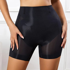 Flarixa sans couture taille haute Shorts culottes pour femmes contrôle du ventre hanche ascenseur glace soie pantalons de sécurité sous-vêtements Boyshorts Boxer