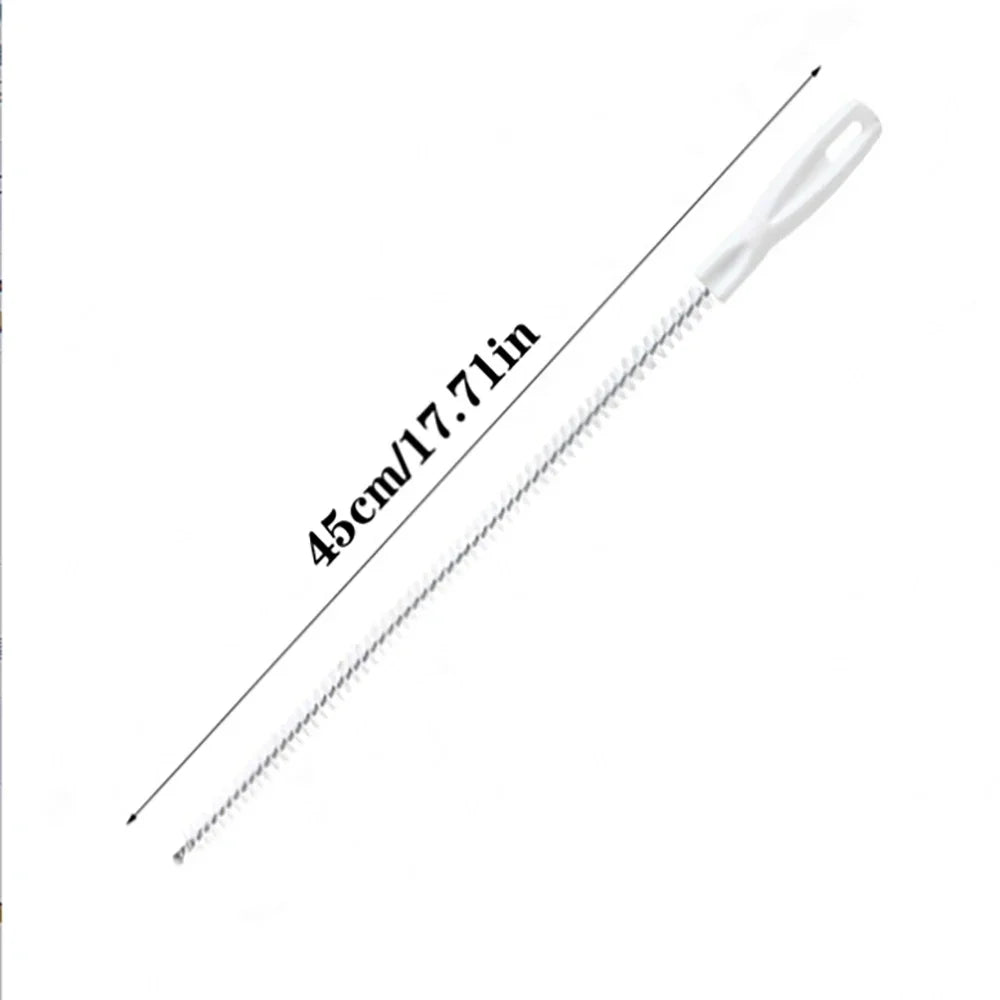 Sink drain cleaning brush, drain clog remover, foldable sink overflow sewer drain brush for bathroom and kitchen, 1 piece