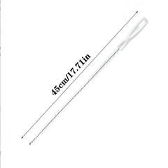 Sink drain cleaning brush, drain clog remover, foldable sink overflow sewer drain brush for bathroom and kitchen, 1 piece
