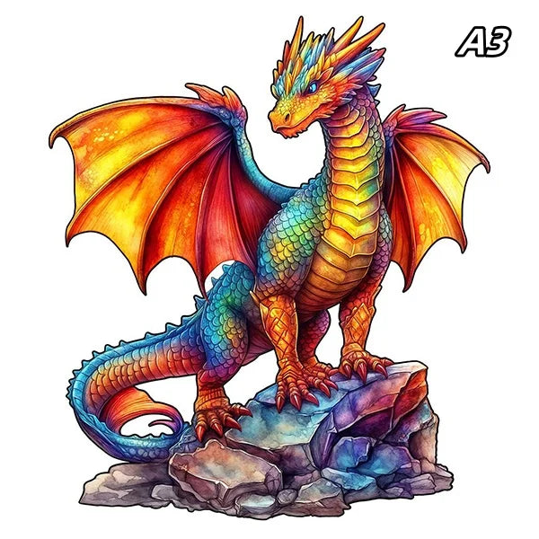 Puzzle en bois en forme d'animal irrégulier Puzzle en bois succulent coloré puzzle magique jouet intellectuel jouets éducatifs jeu naissance