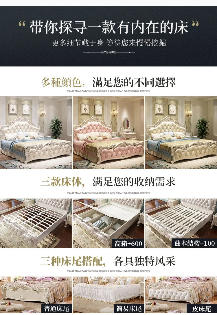 Ensemble de chambre à coucher design moderne princesse pour filles, literie double haut de gamme, luxe, meubles nordiques existants