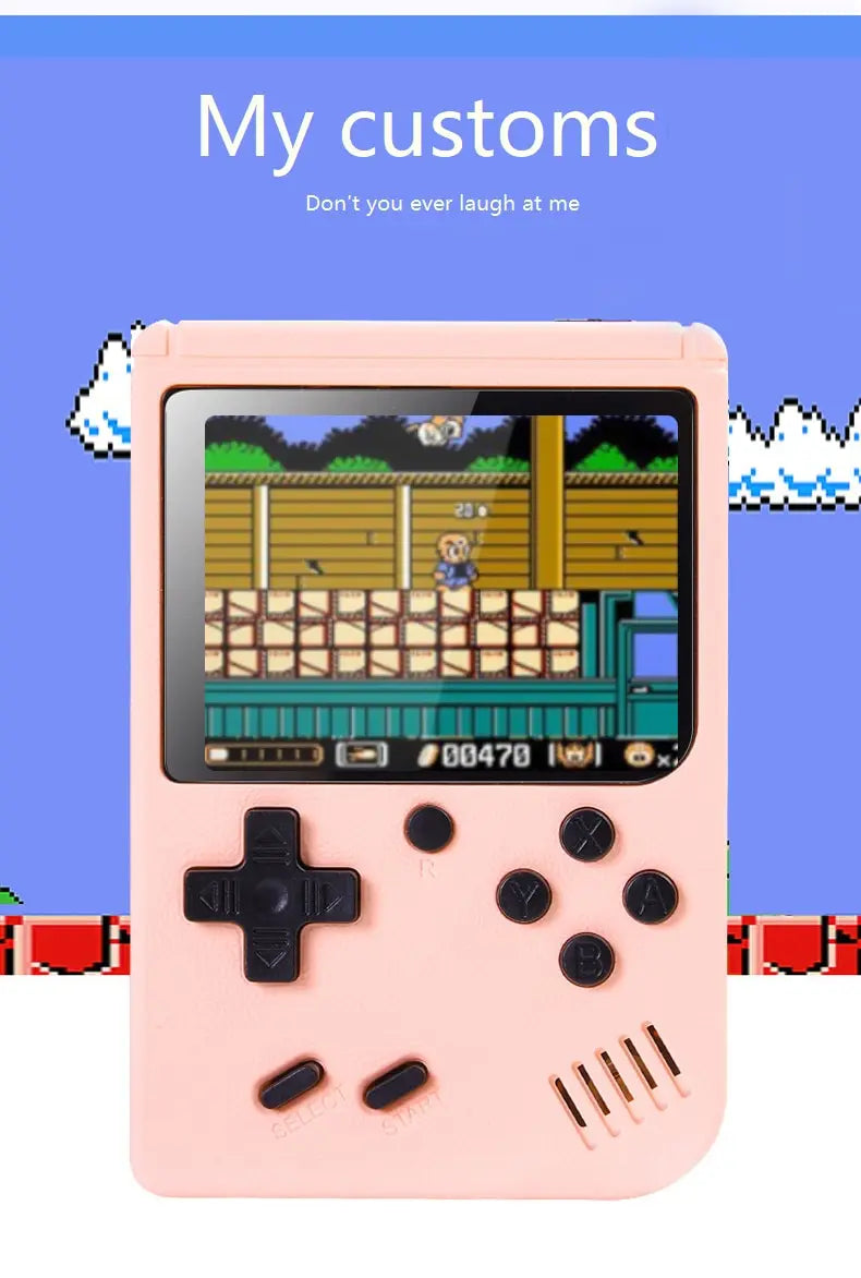 Mini Retro Portable Video Game Console for Kids, Game Player, LCD Screen, Built-in 3.0 Games, 8-bit, 500 inches