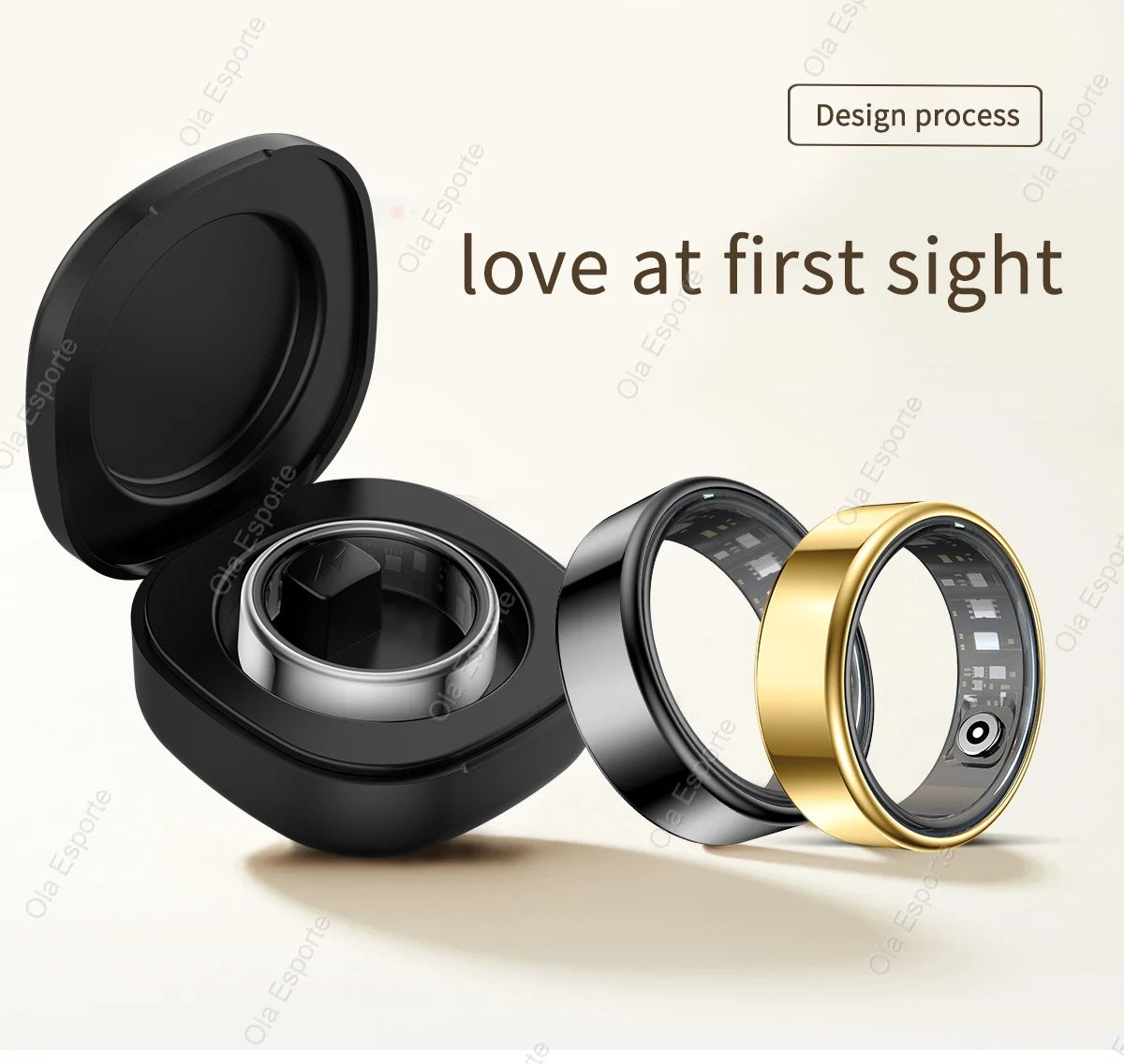 Anneau intelligent de pression artérielle, surveillance de la santé du sommeil, Mode multisport, smartring IP68, étanche, soins à distance pour hommes et femmes